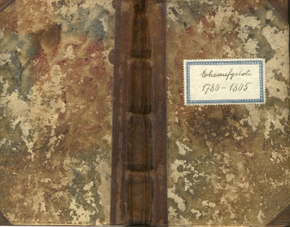 Rankweil Eheaufgebote 1780-1805 Umschlag